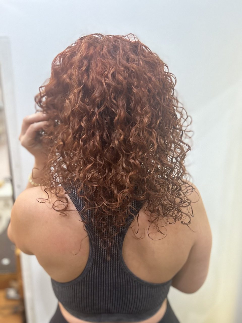 Curly hair transformation case